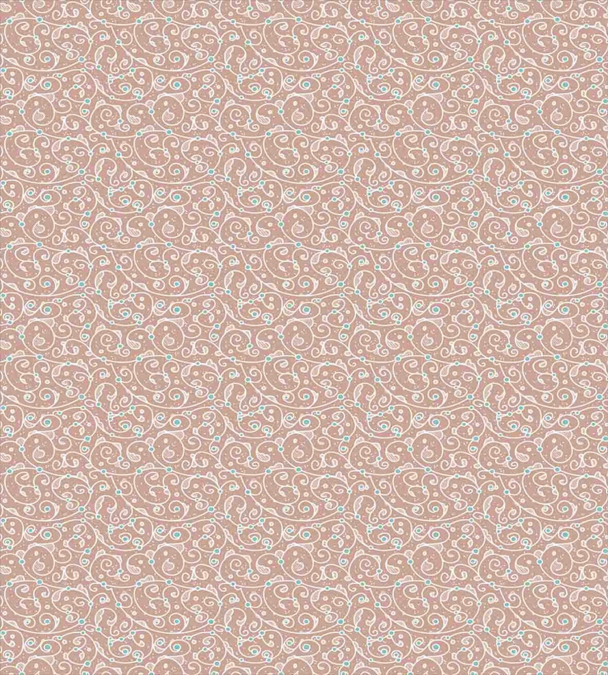 Ottoman Curls and Dots — Pattern