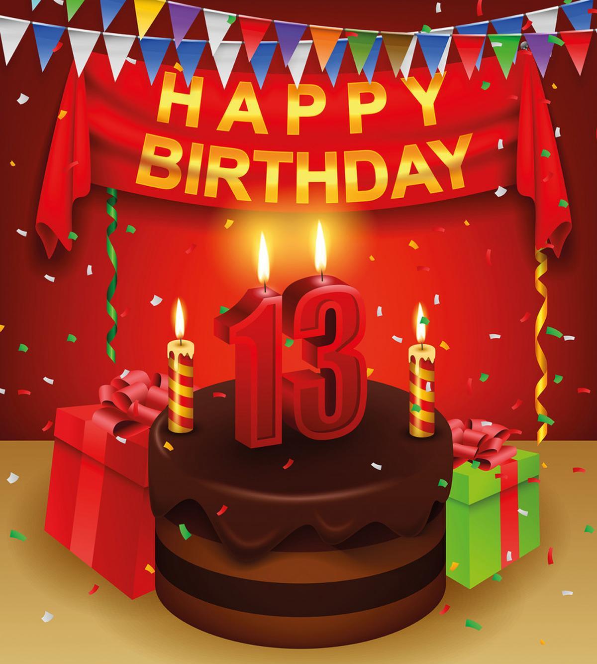 Birthday Party Cake — Pattern