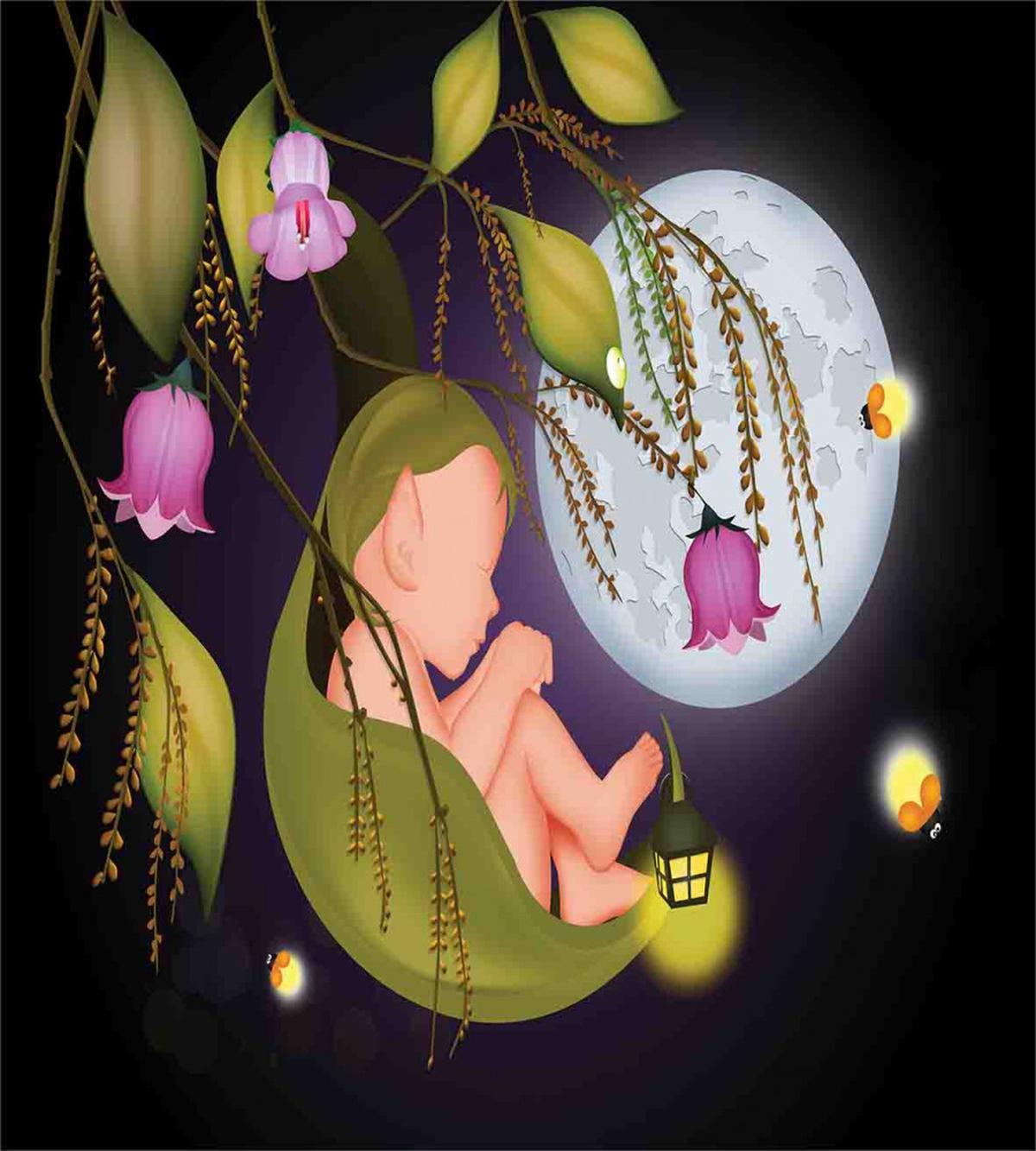 Moon Mystic Night Fairytale — Pattern