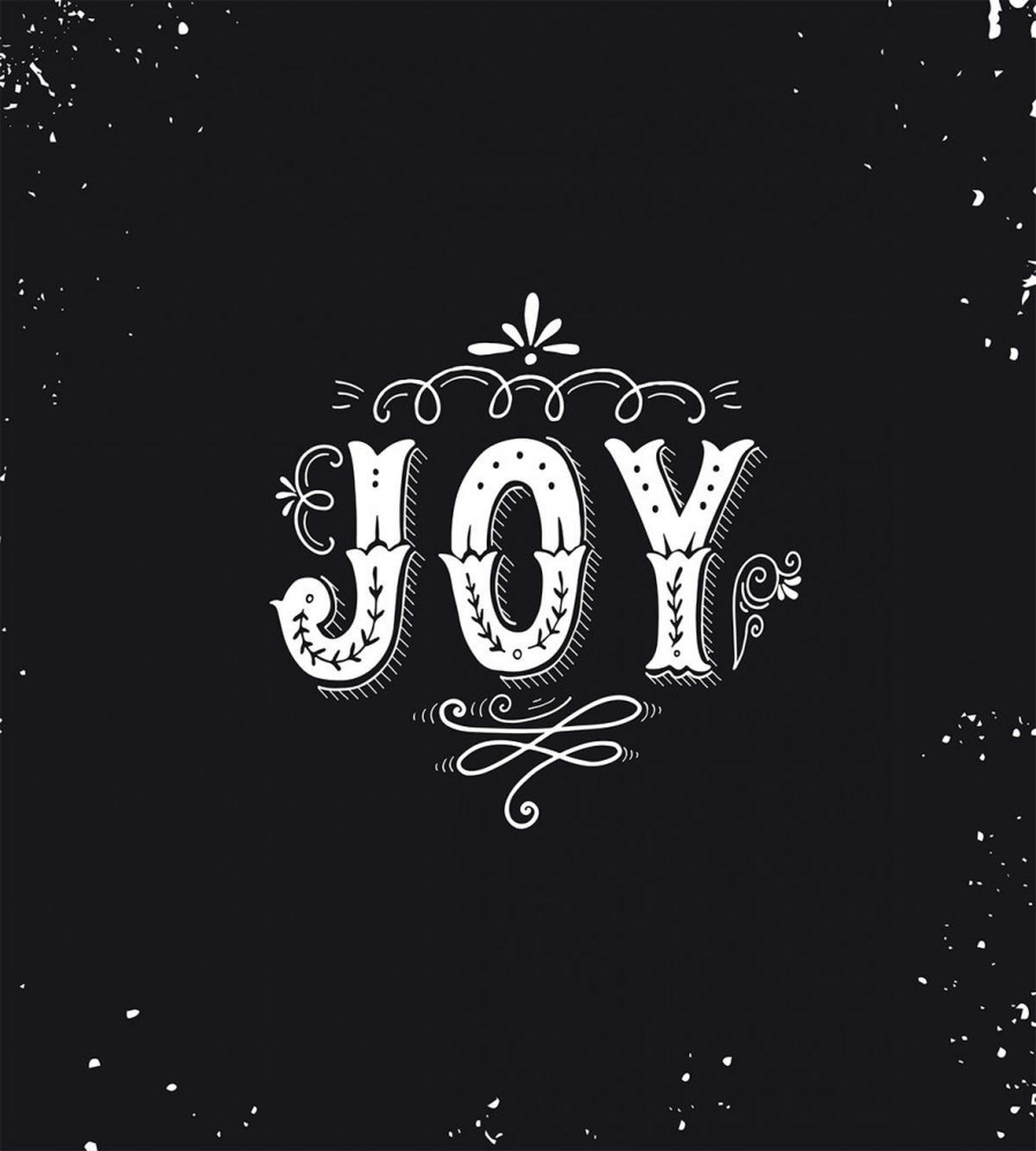 Retro Style Ornate Words — Pattern