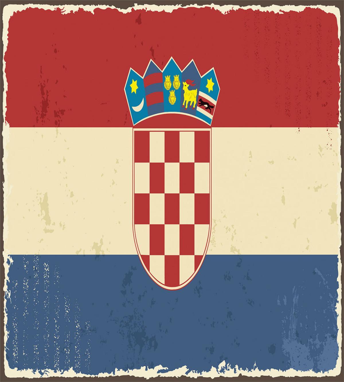 Vintage Look National Flag — Pattern