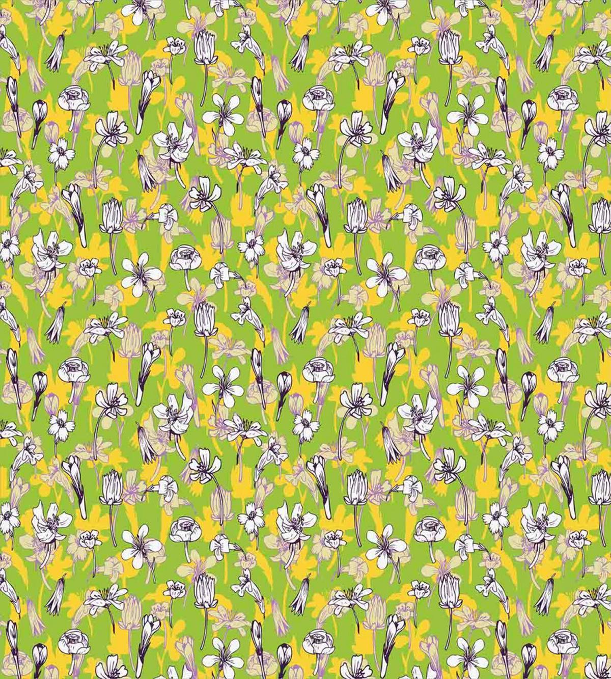 Herbs Blossoms Field — Pattern