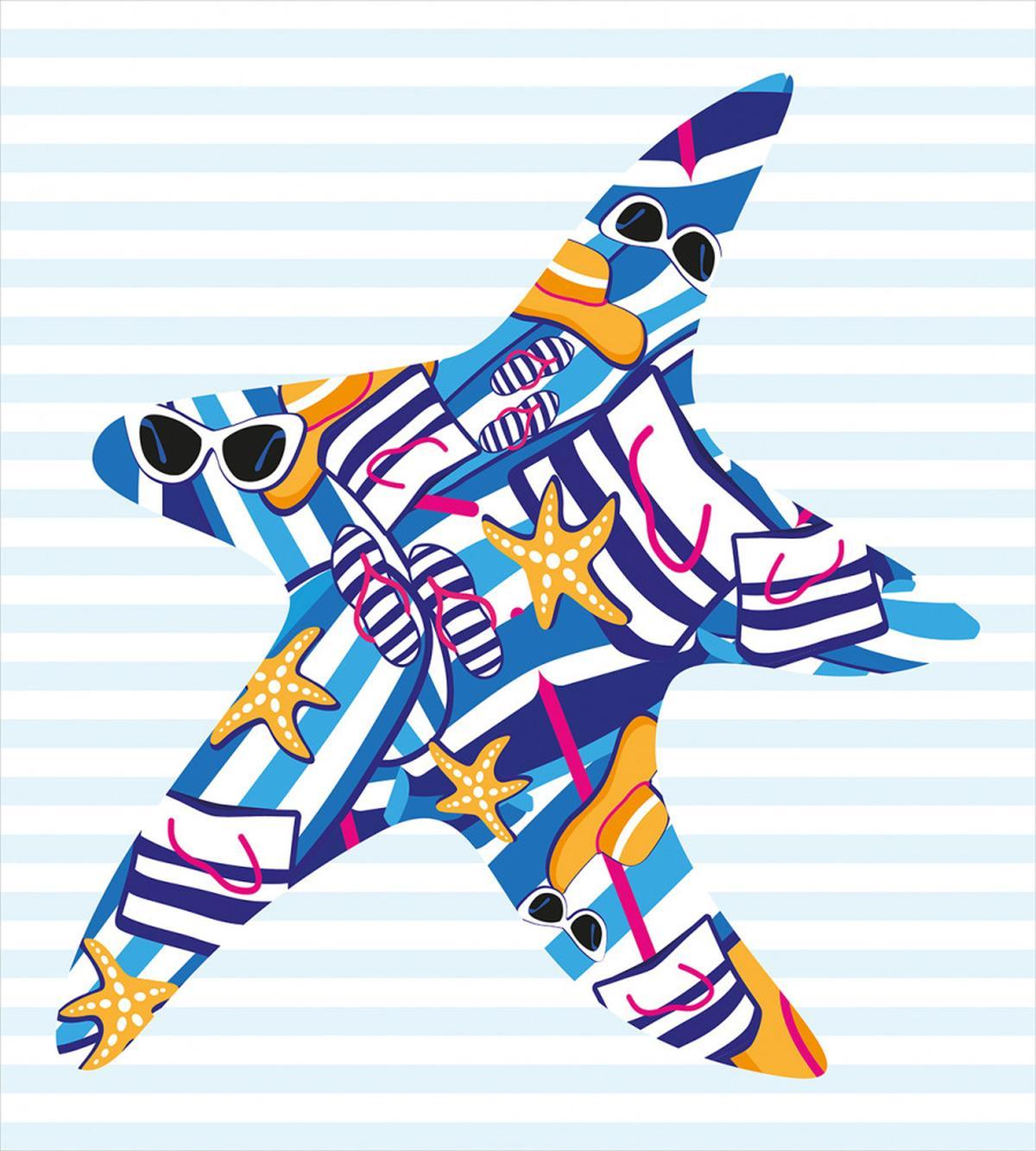 Cartoon Sea Star — Pattern