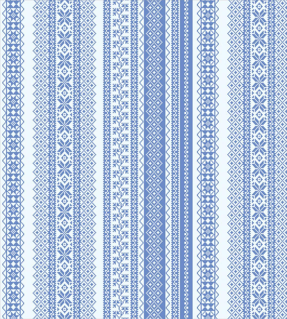Geometric Chevron Flower — Pattern