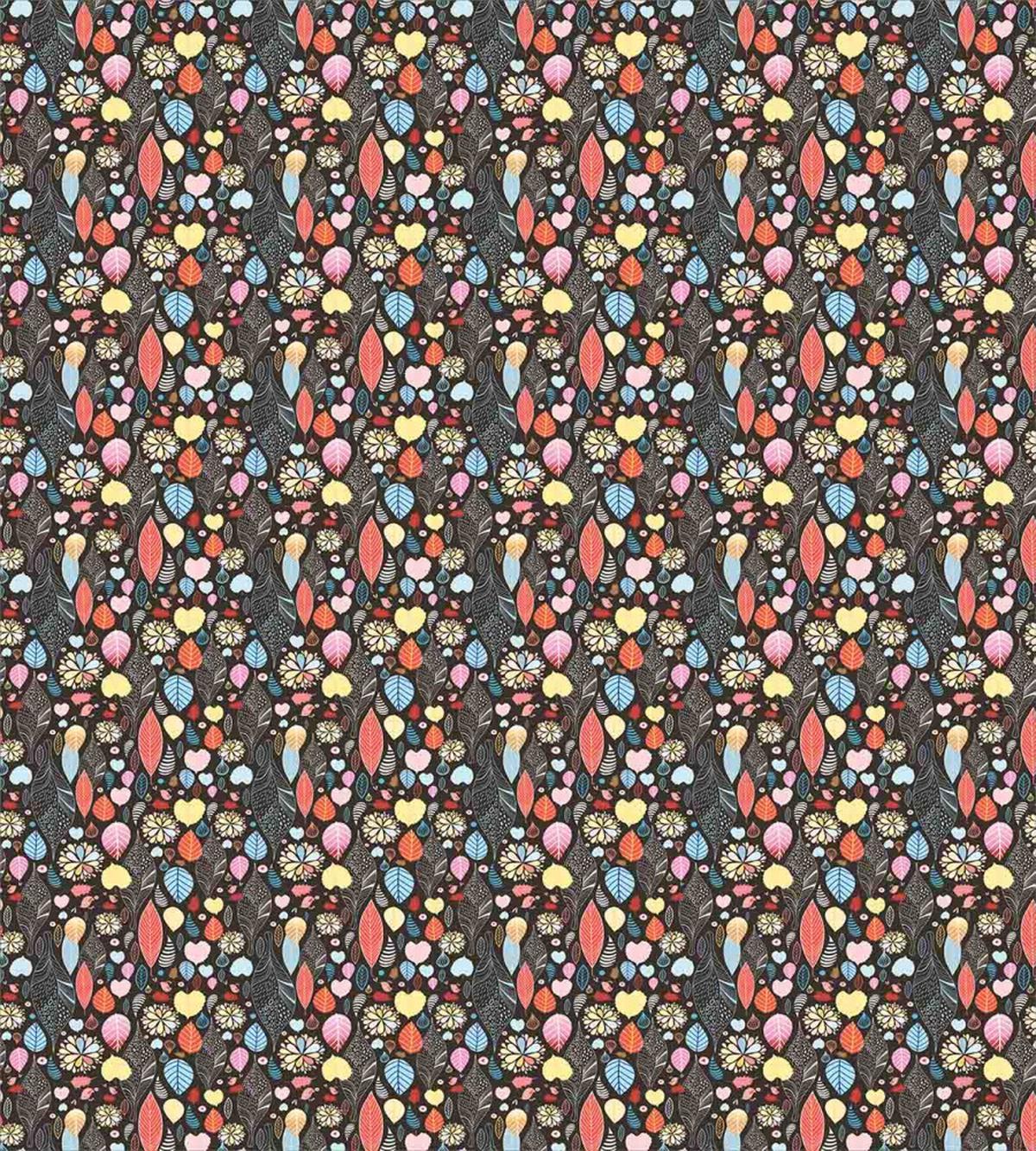 Birds Foliage Flowers — Pattern