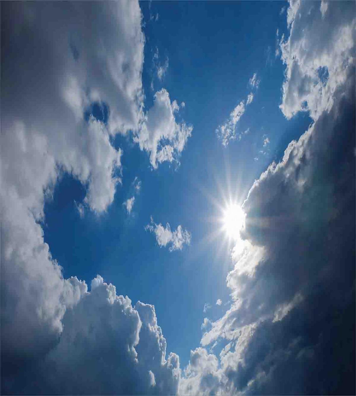 Vibrant Sun Clear Sky — Pattern