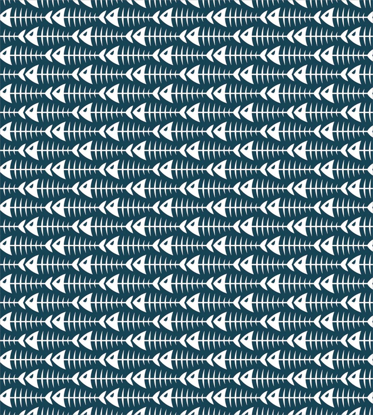 Fish Bone Skeleton Spine — Pattern