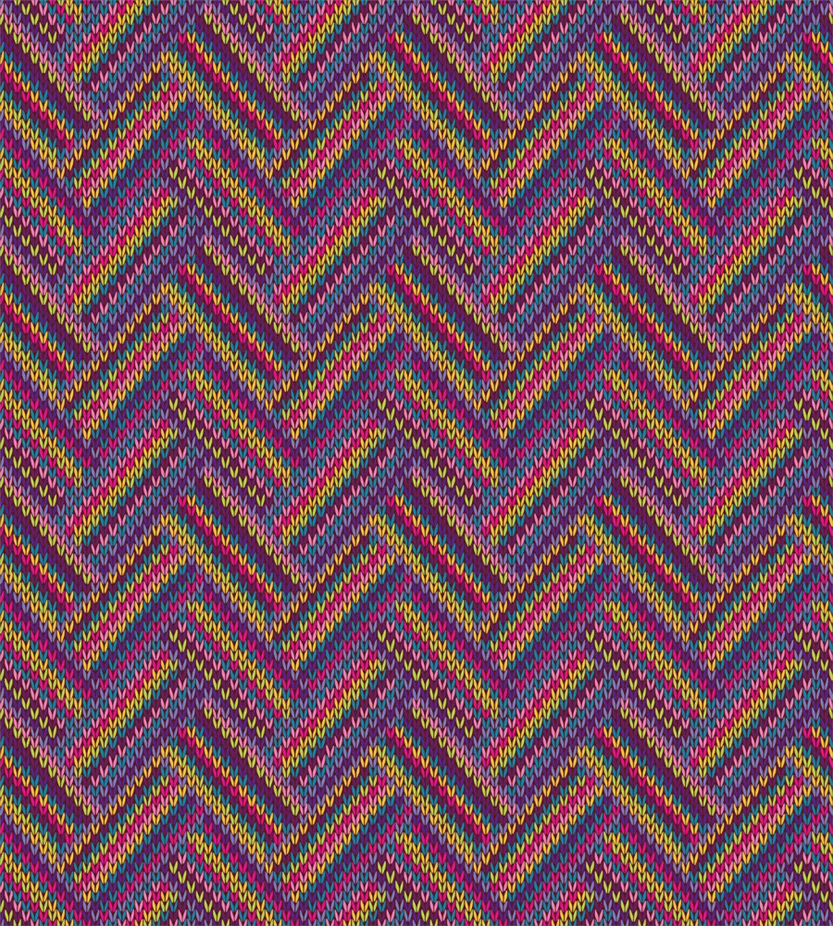 Colorful Knit Effect — Pattern