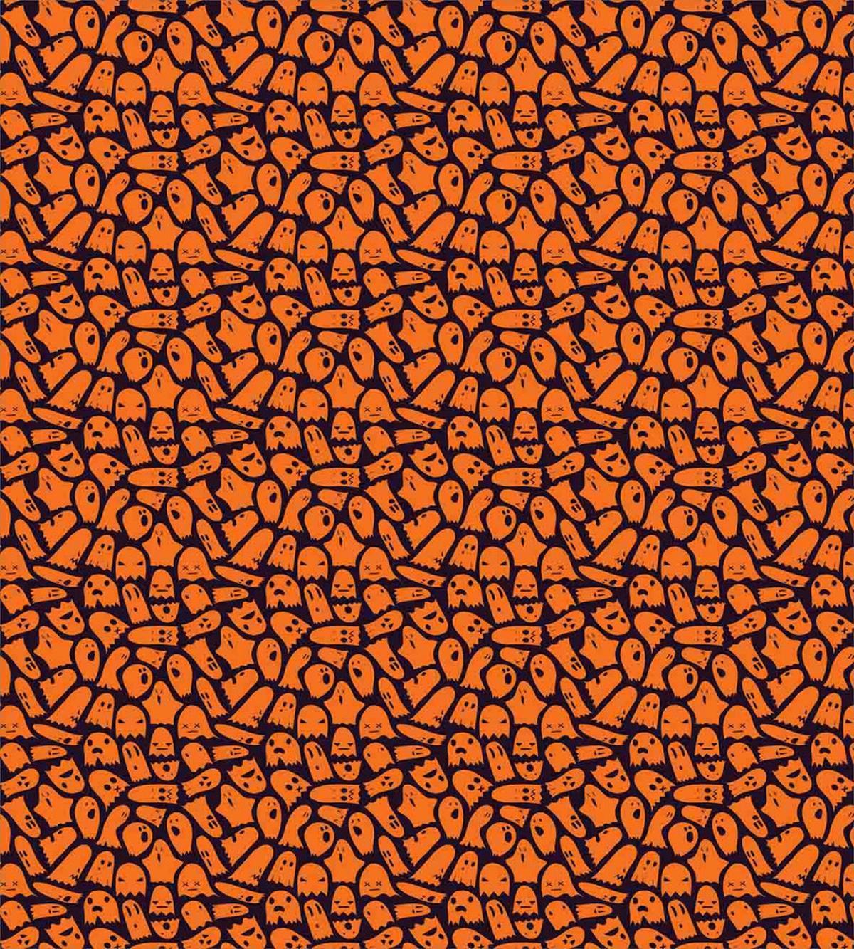Hand-drawn Ghosts Pattern — Pattern