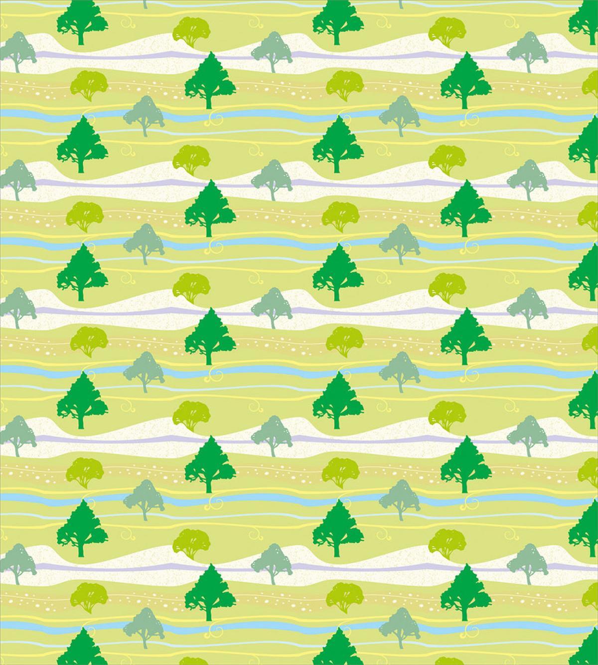 Trees on a Woodland Path — Pattern