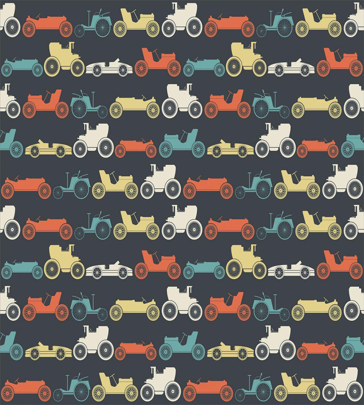 Colorful Vintage Rides — Pattern