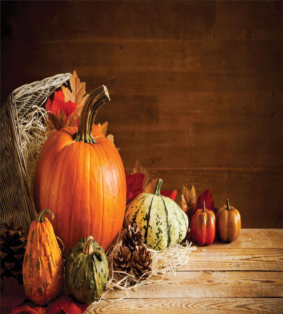 Fall Items in Basket — Pattern