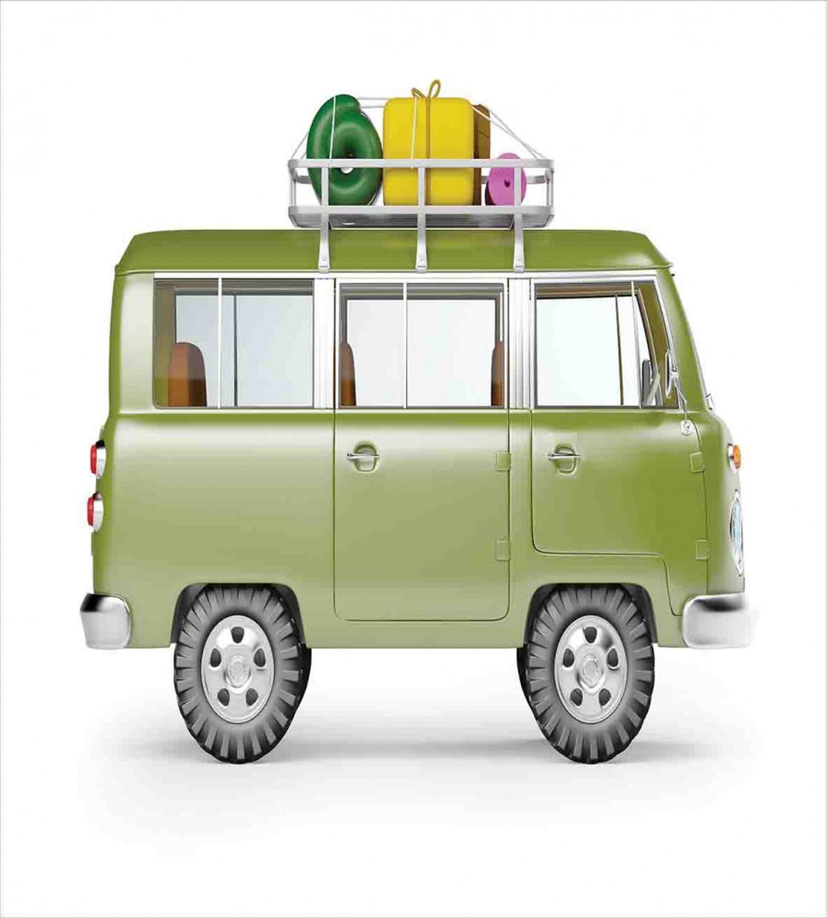 Retro Safari Van Africa — Pattern