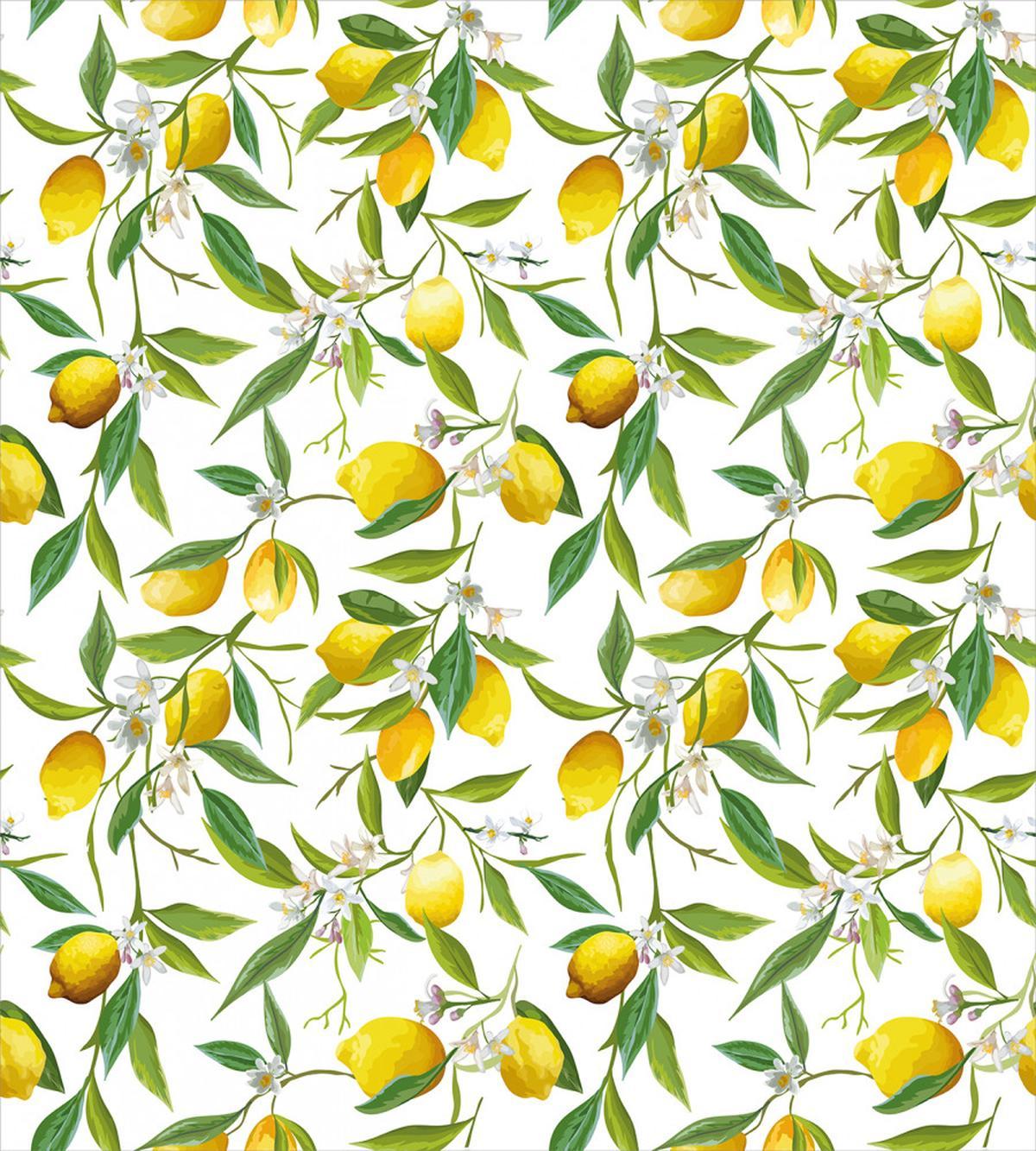 Lemon Woody Romantic — Pattern