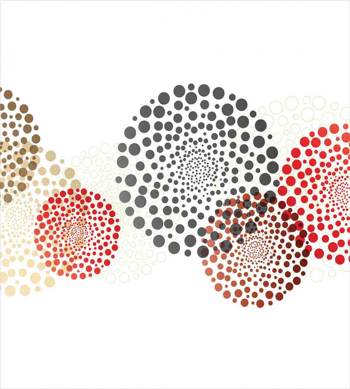 Circled Modern Dots — Pattern