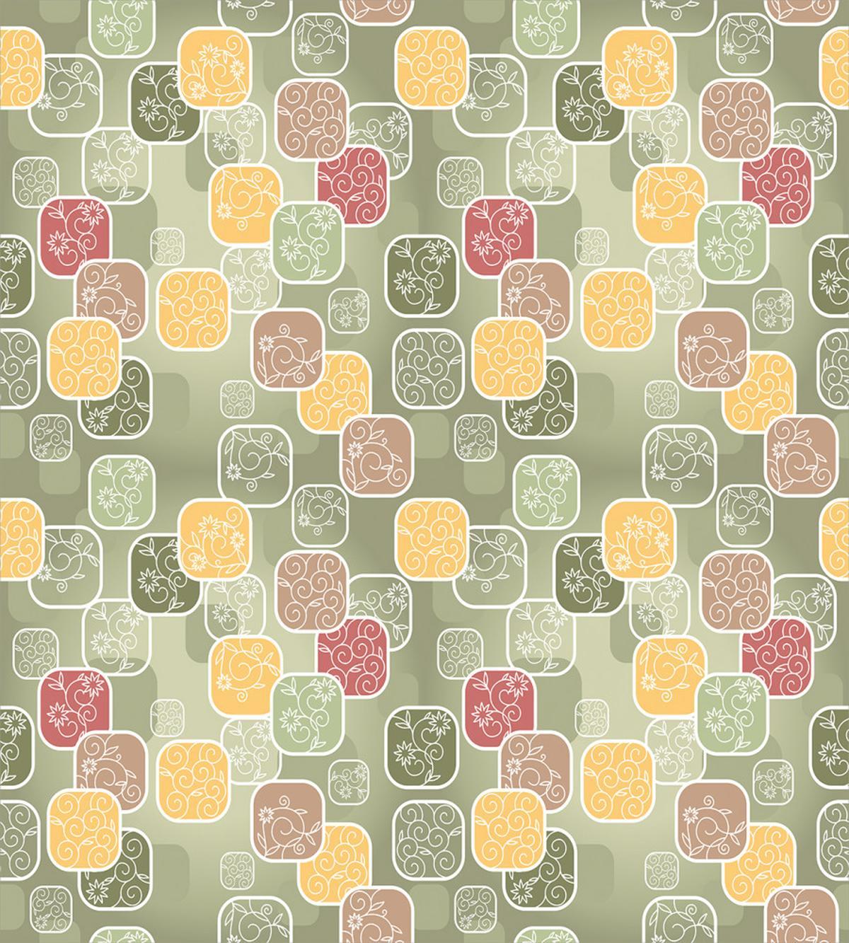 Geometric Squares Swirls — Pattern