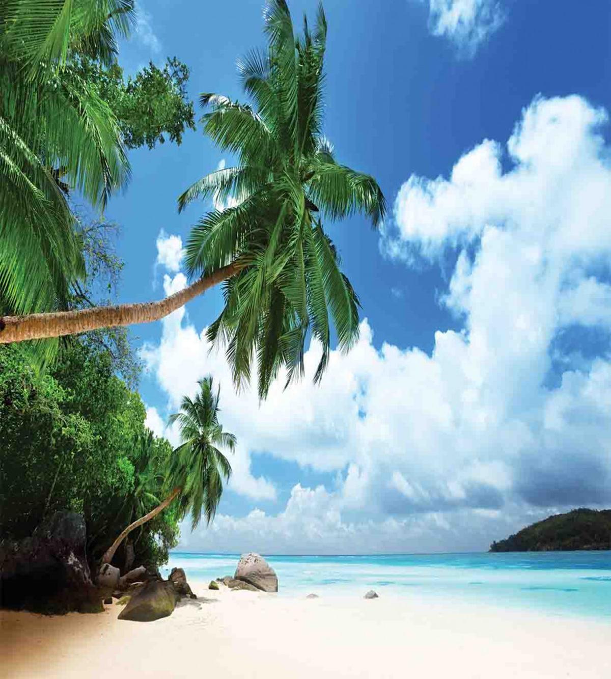 Beach on Mahe Island — Pattern
