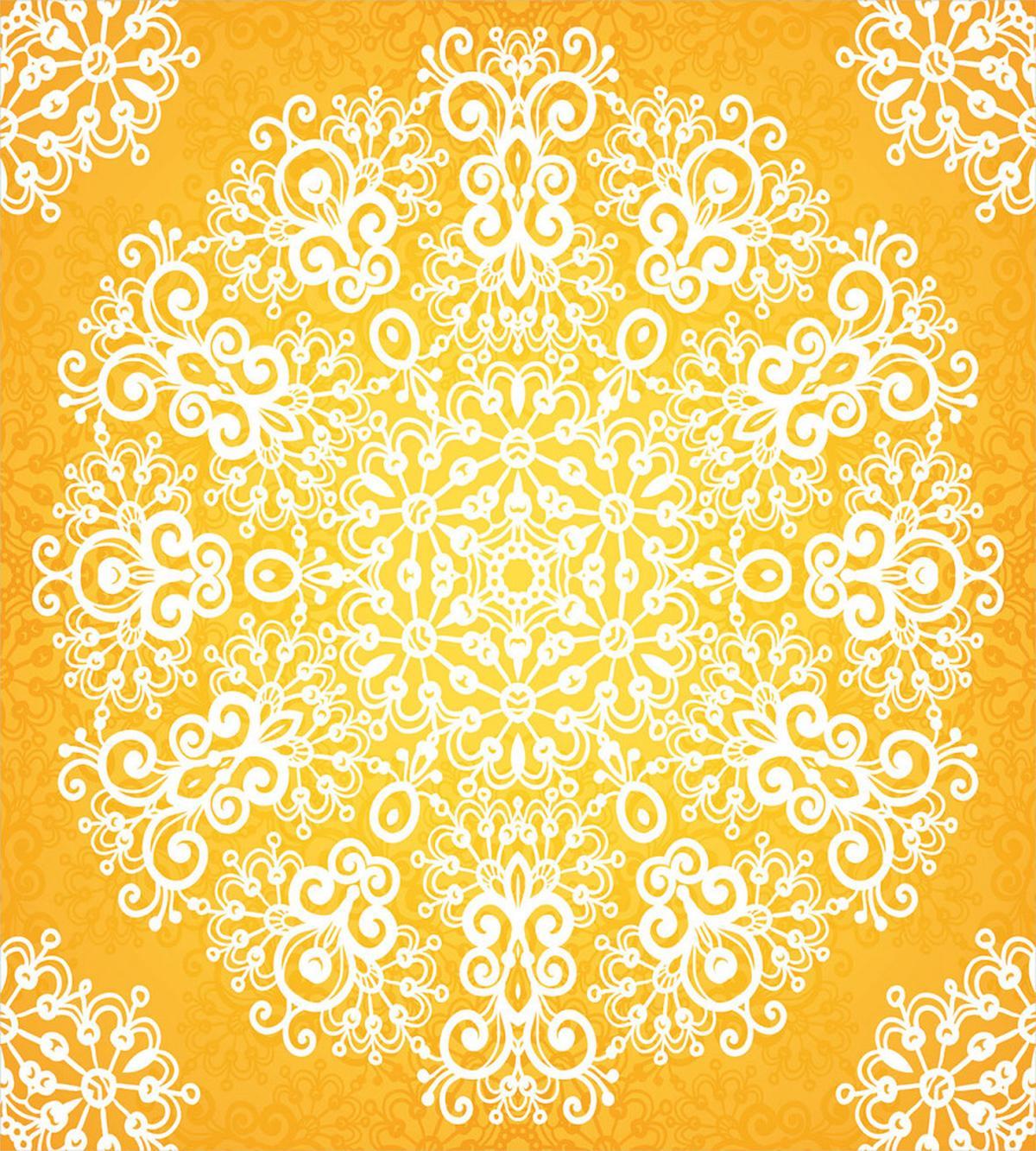 Floral Snowflakes — Pattern