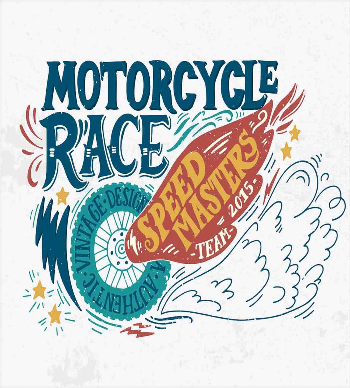 Colorful Tire Words — Pattern