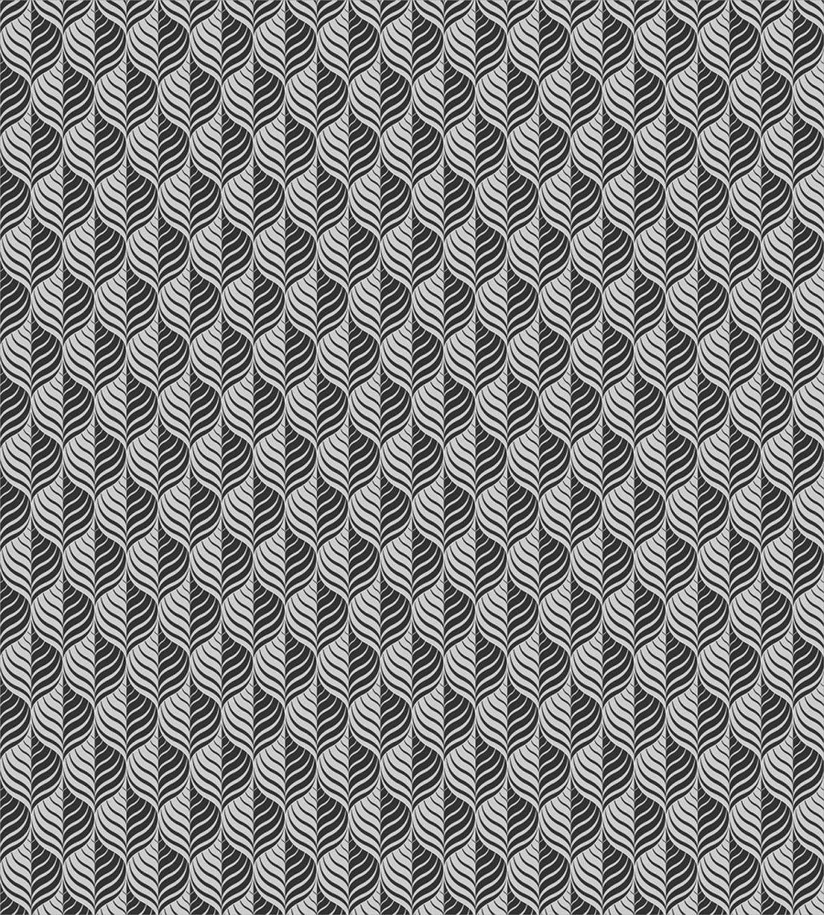 Monochrome Curves — Pattern