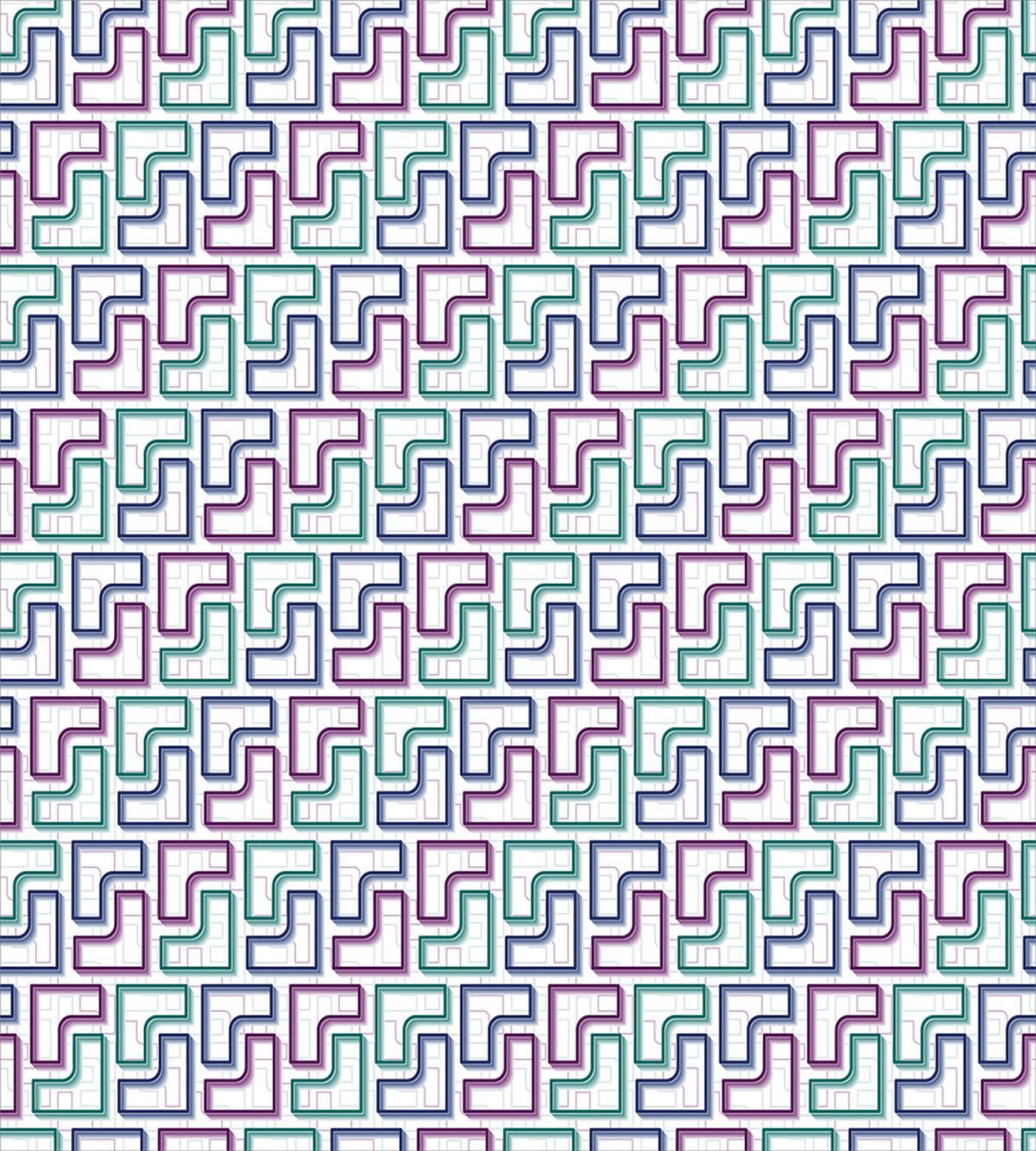 Trippy Maze Tiles — Pattern