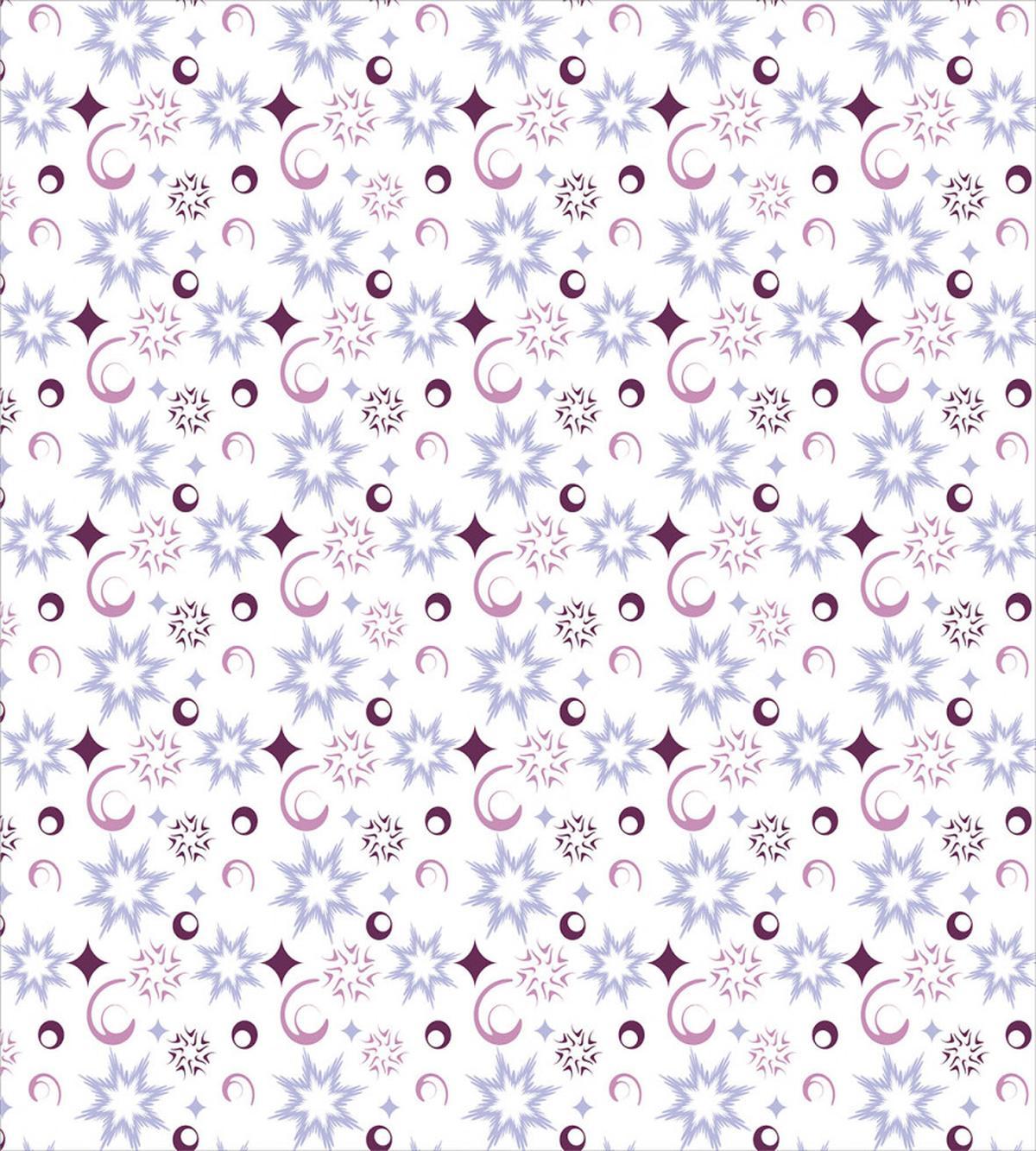 Retro Abstract Snowflake — Pattern