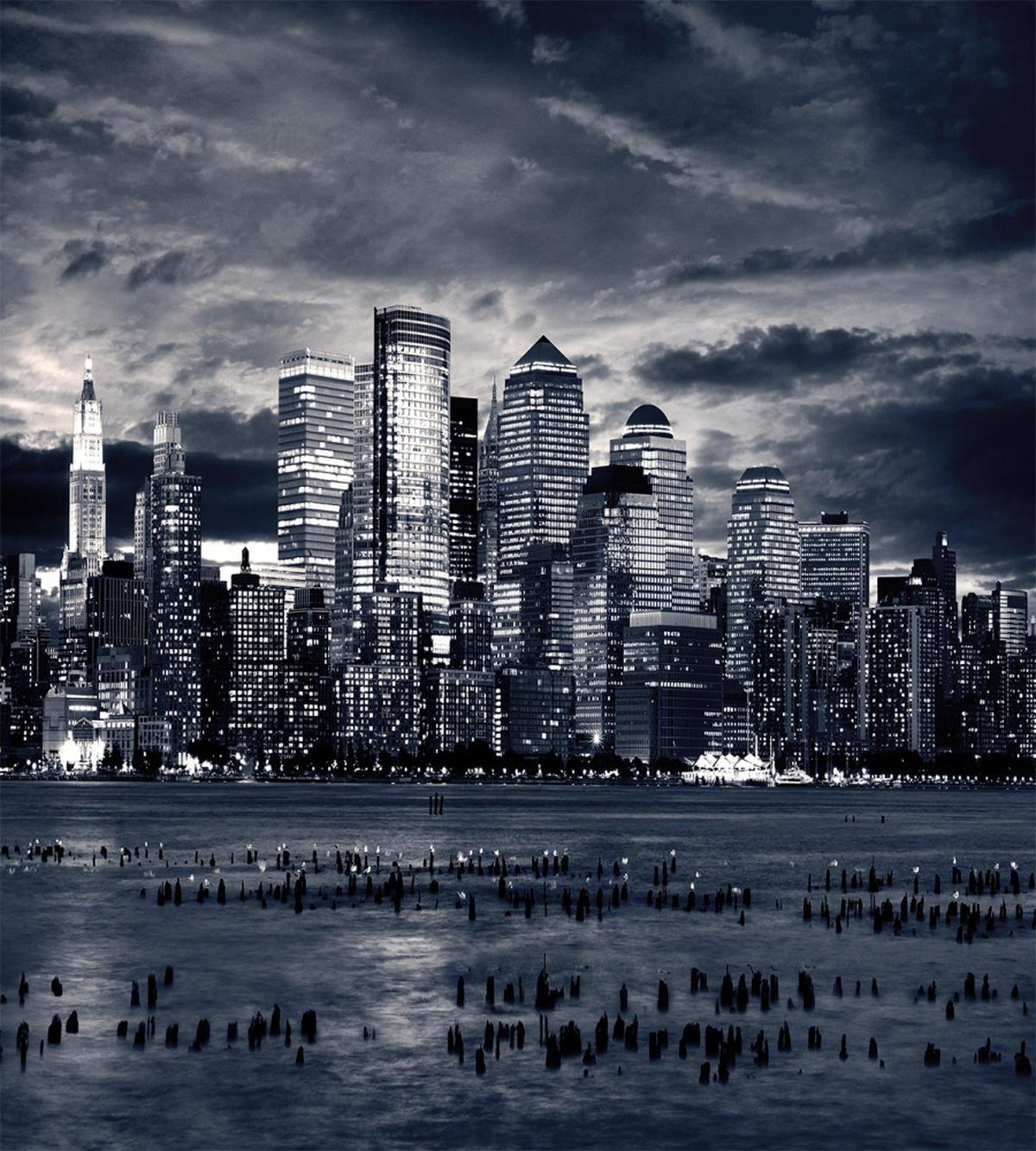 Dramatic View NYC Skyline — Pattern