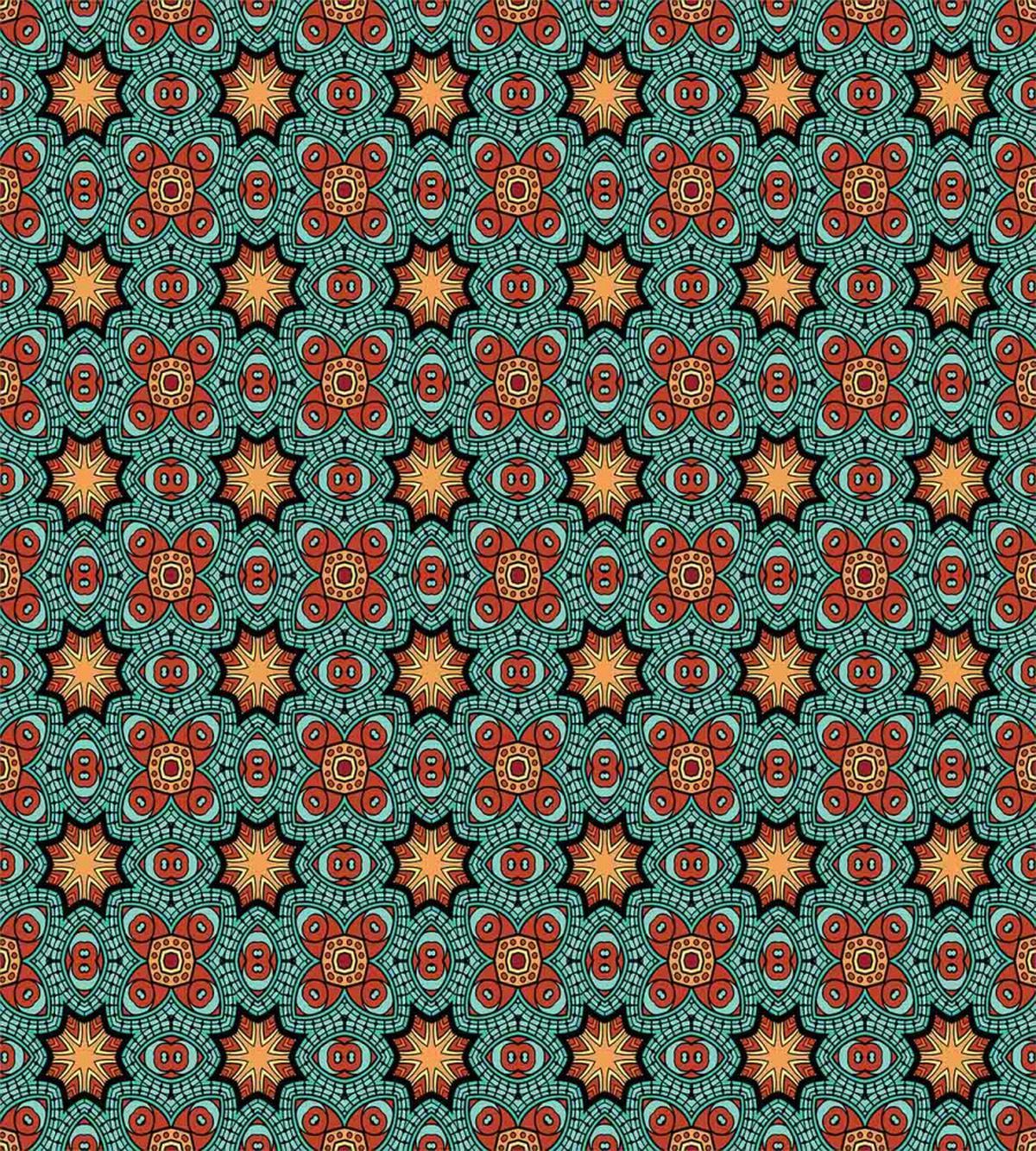 Retro Foliage — Pattern