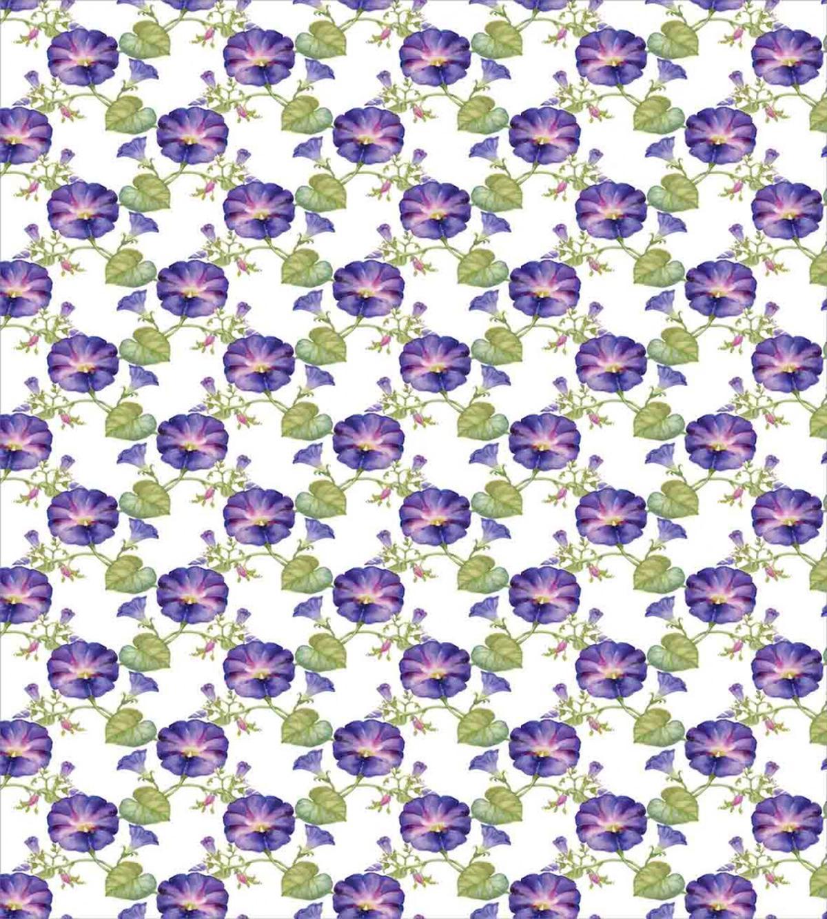 Purple Gramophone Orchids — Pattern