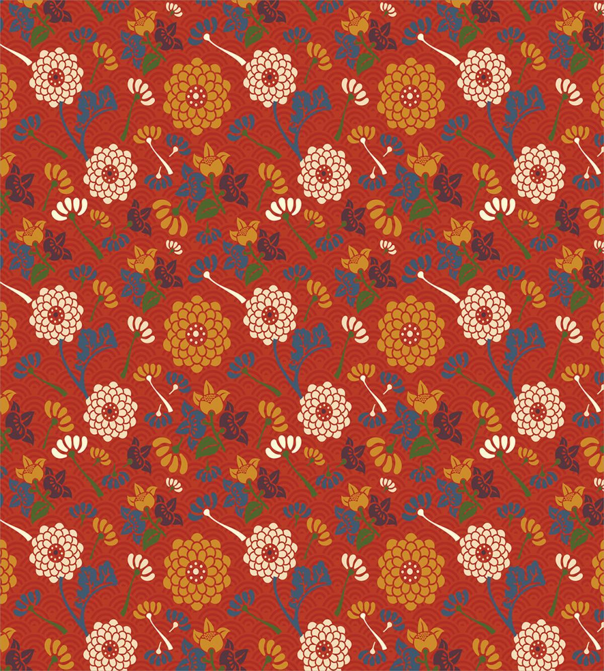Flower Silhouettes — Pattern