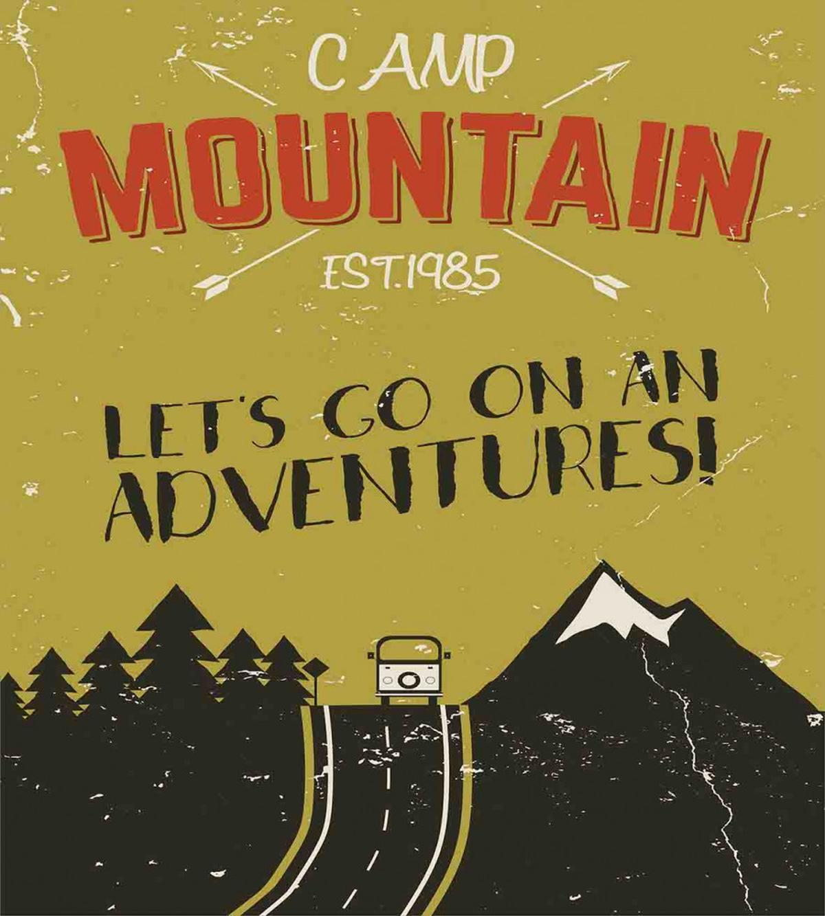 Lets Go on an Adventure Words — Pattern