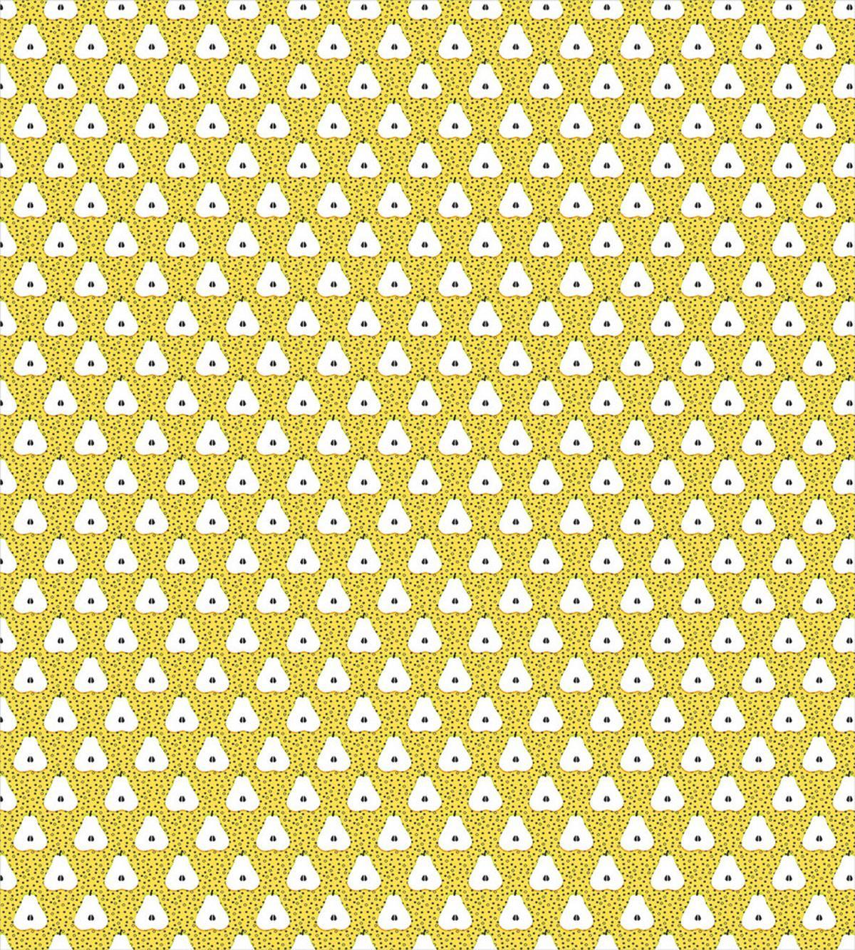 Halved Fruit Motifs with Dots — Pattern