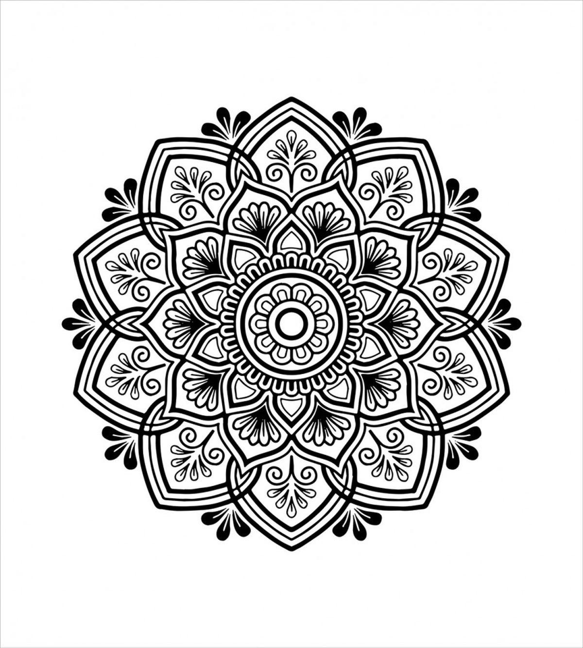 Flora Damask Oriental Motif — Pattern