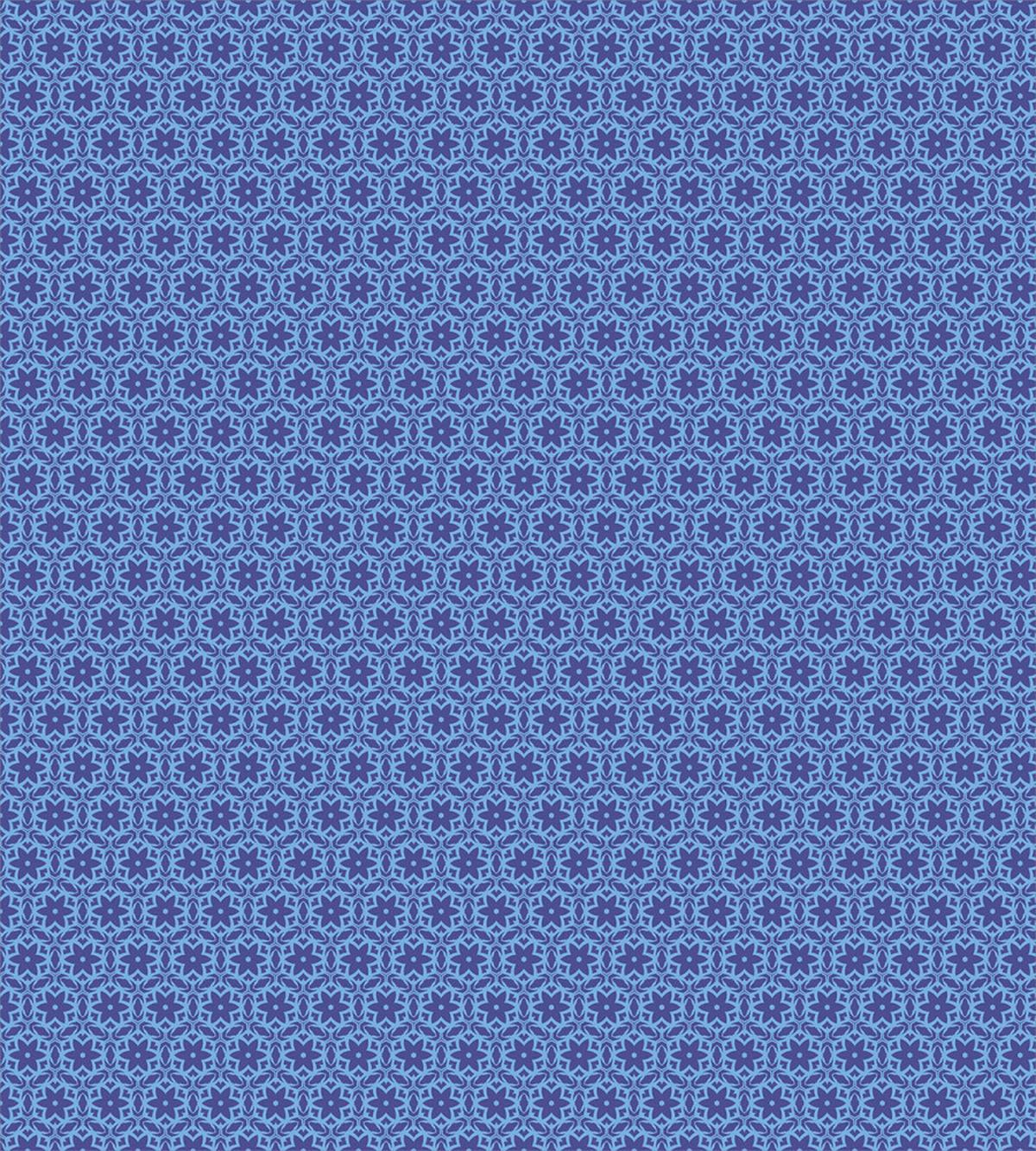 Geometric Items and Flowers — Pattern