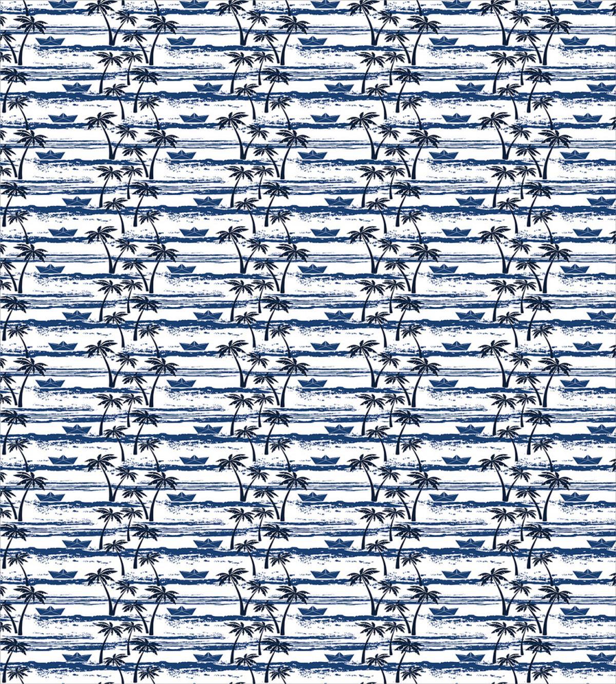 Paper Boats on Waves — Pattern