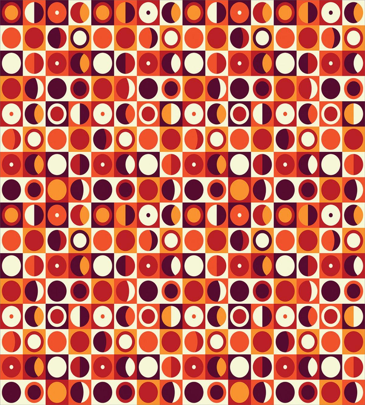 Sixties Style Ovals — Pattern