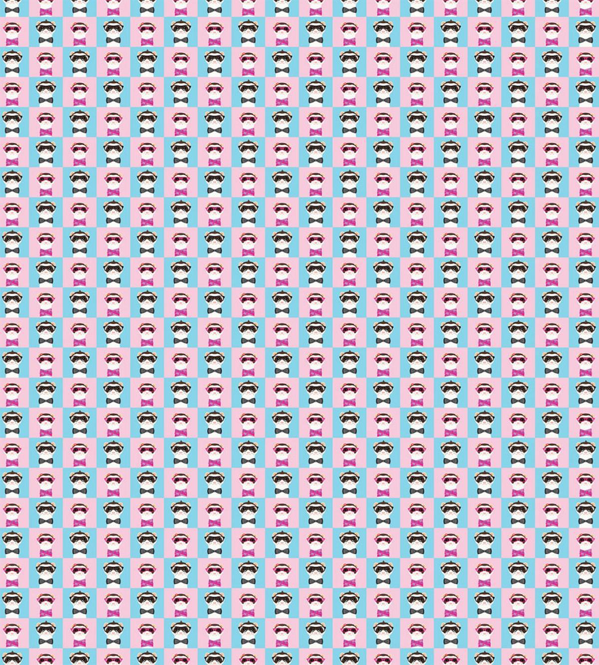 Funny Male and Female Animal — Pattern