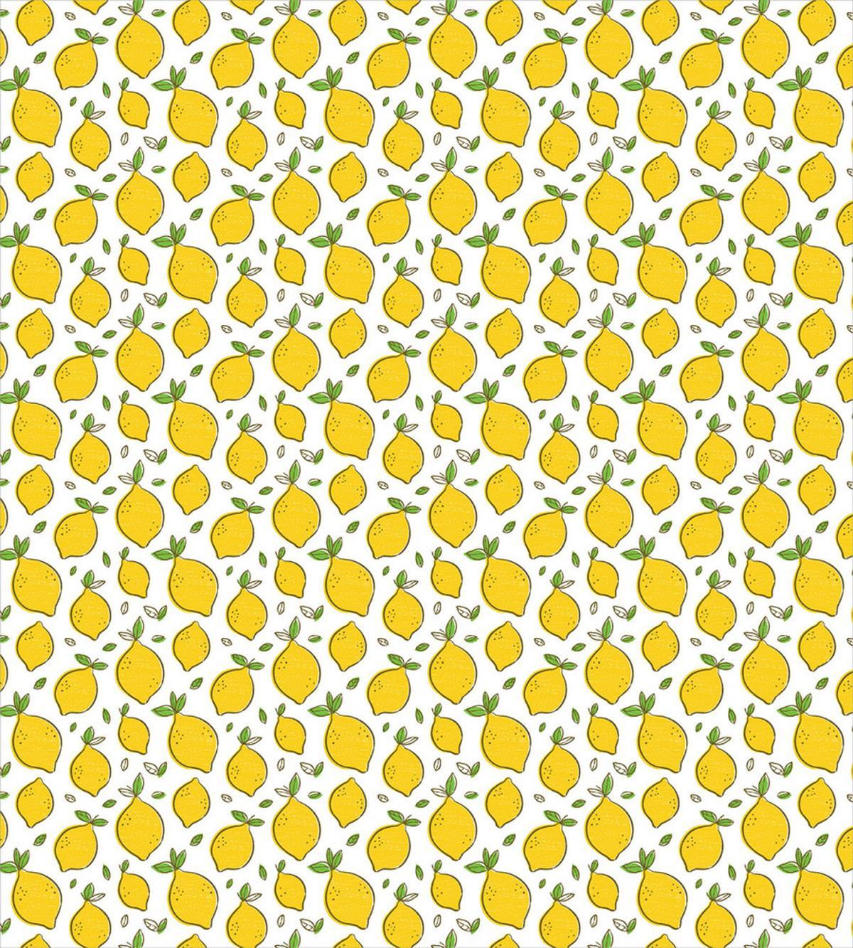 Citrus Fruits Leaves Art — Pattern