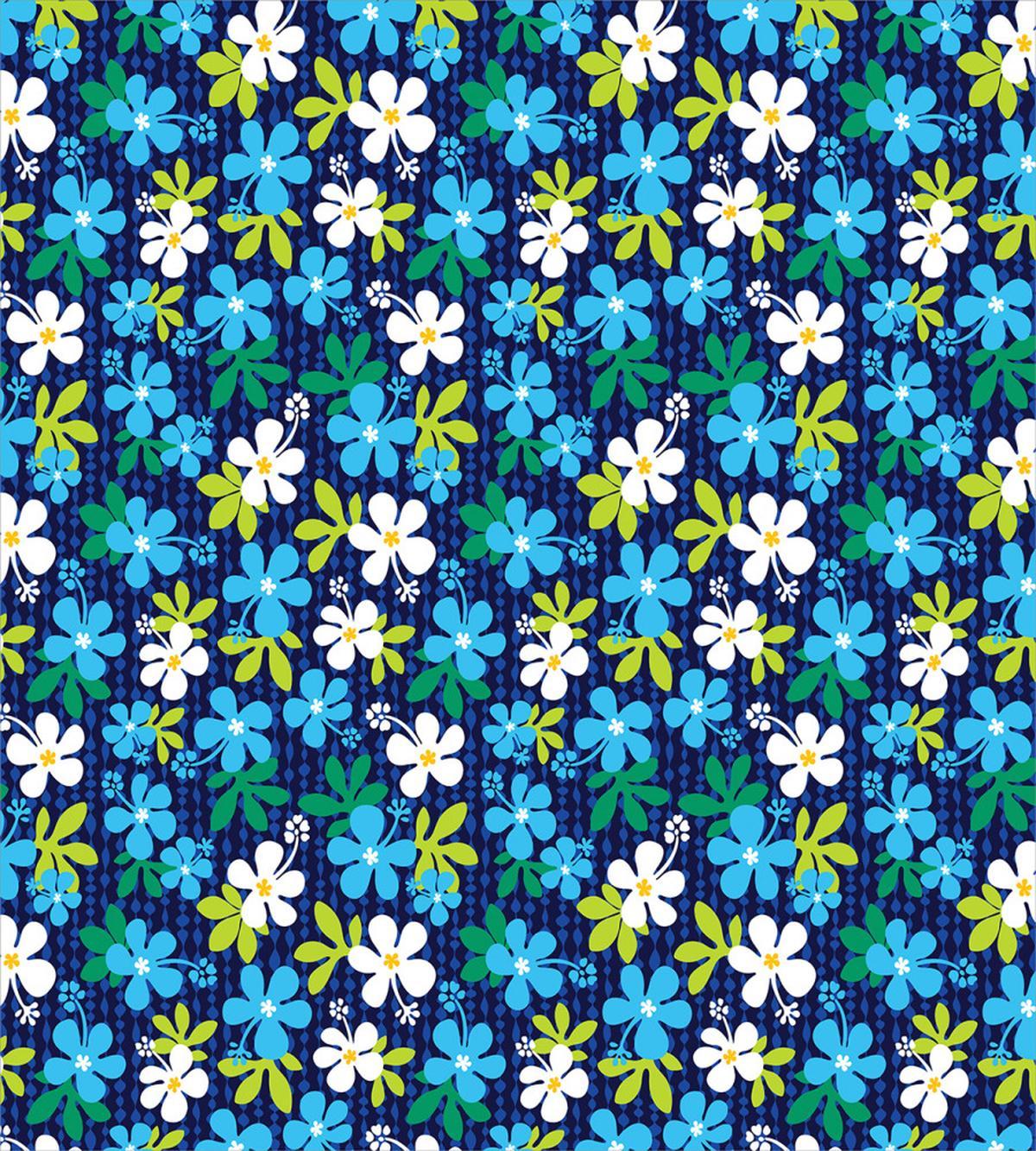 Gentle Hibiscus Pattern — Pattern