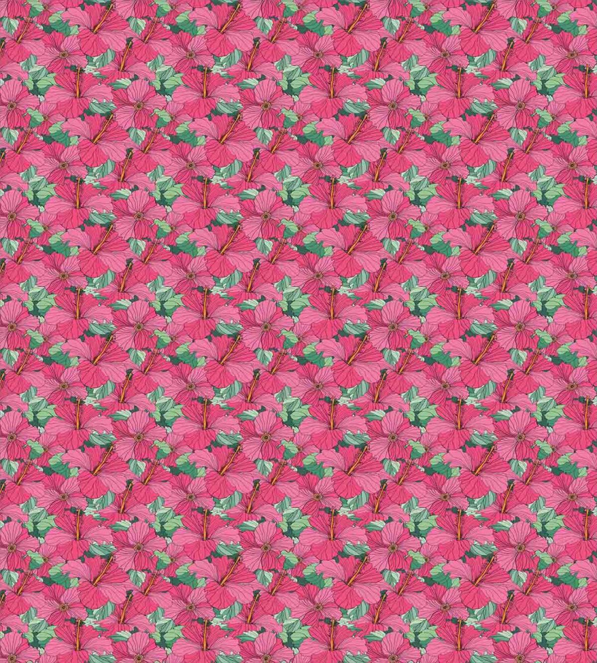 Flourishing Hibiscus Blooms — Pattern