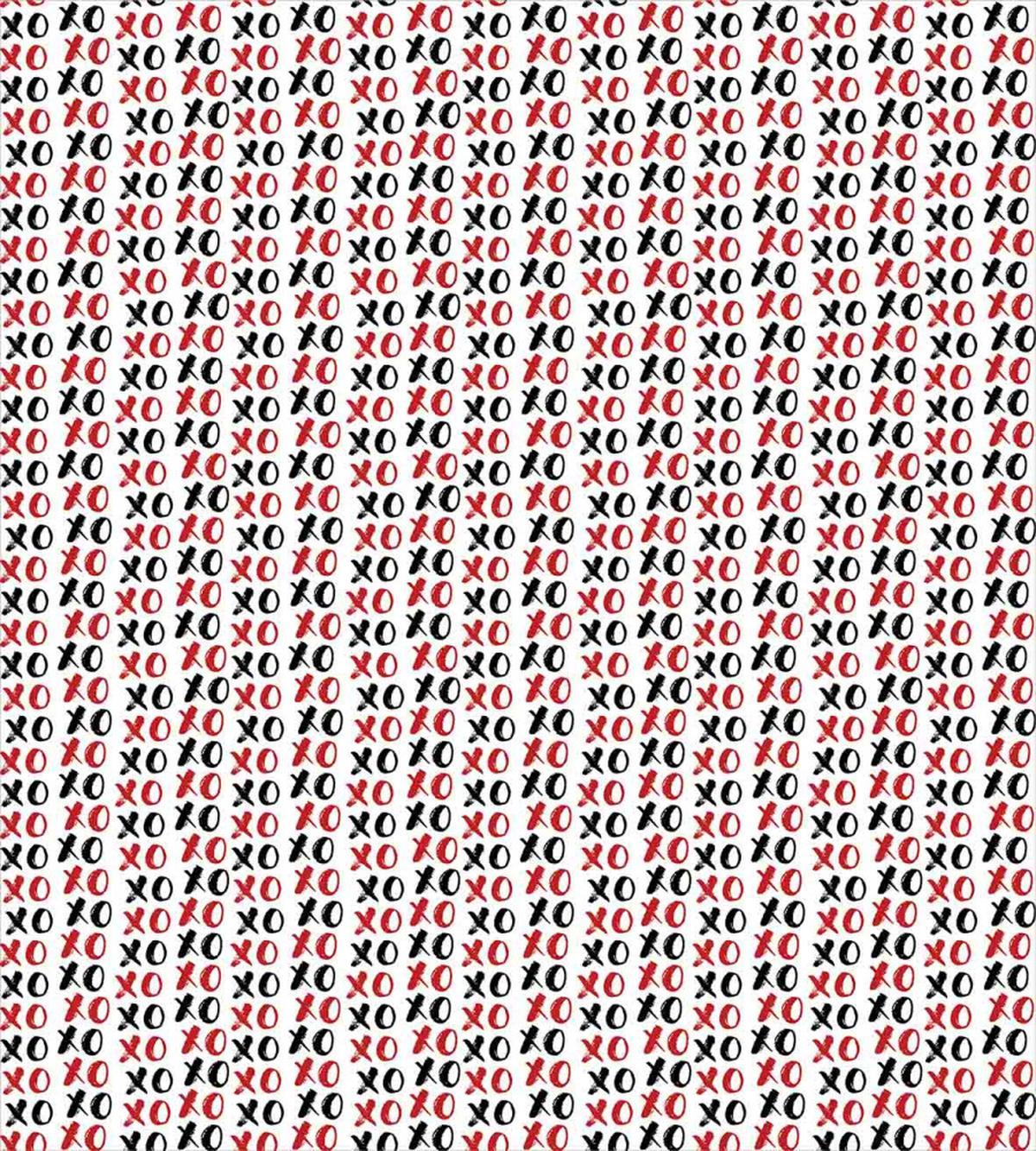 Grungy Calligraphic Xoxo — Pattern