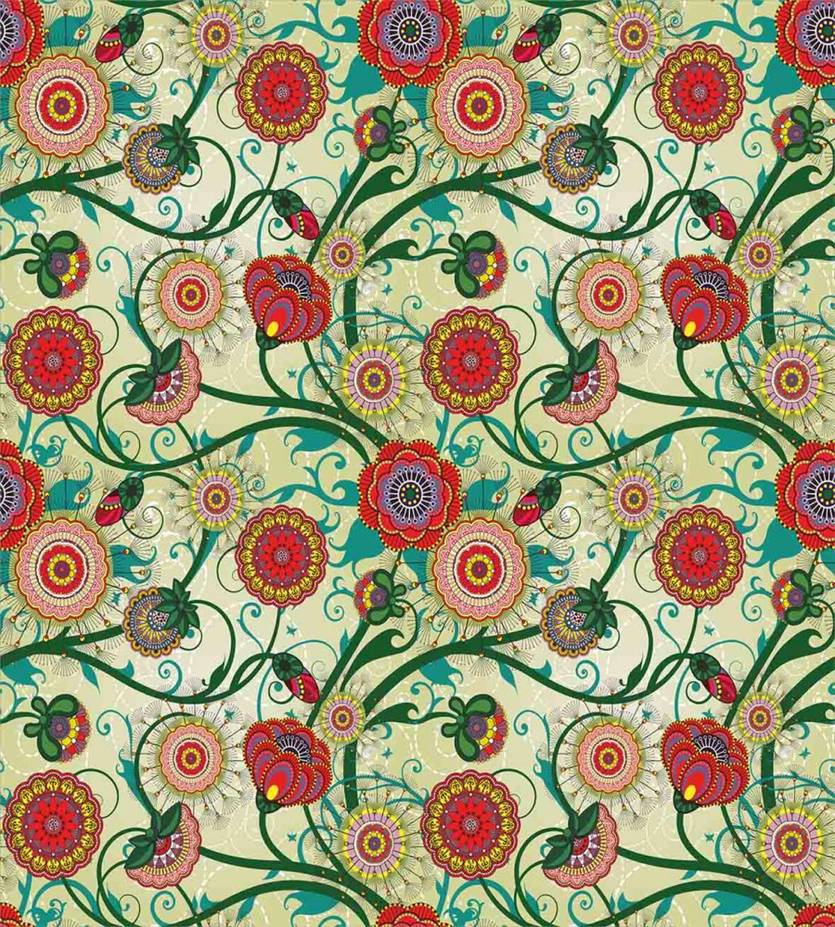 Vintage Colorful Ornate — Pattern