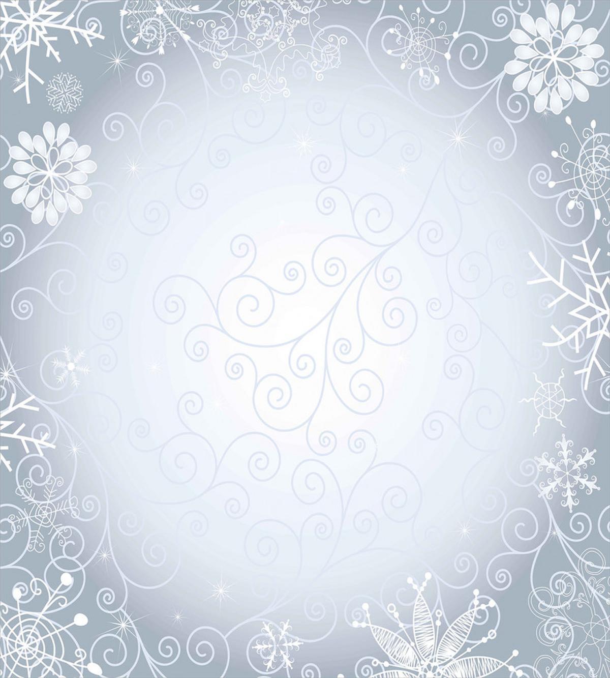 Christmas Frame Swirls — Pattern