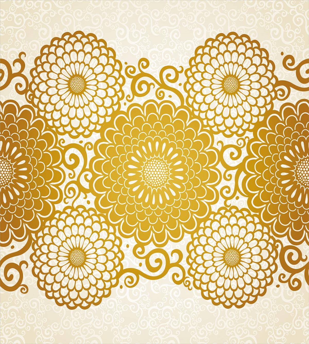 Spring Flowers Border — Pattern