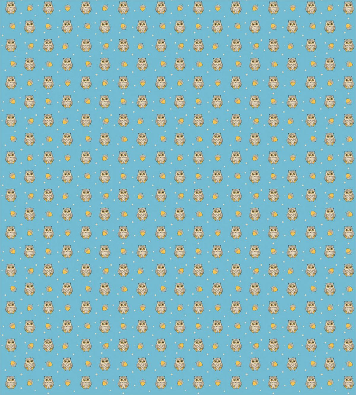 Dots Birds and Acorns — Pattern