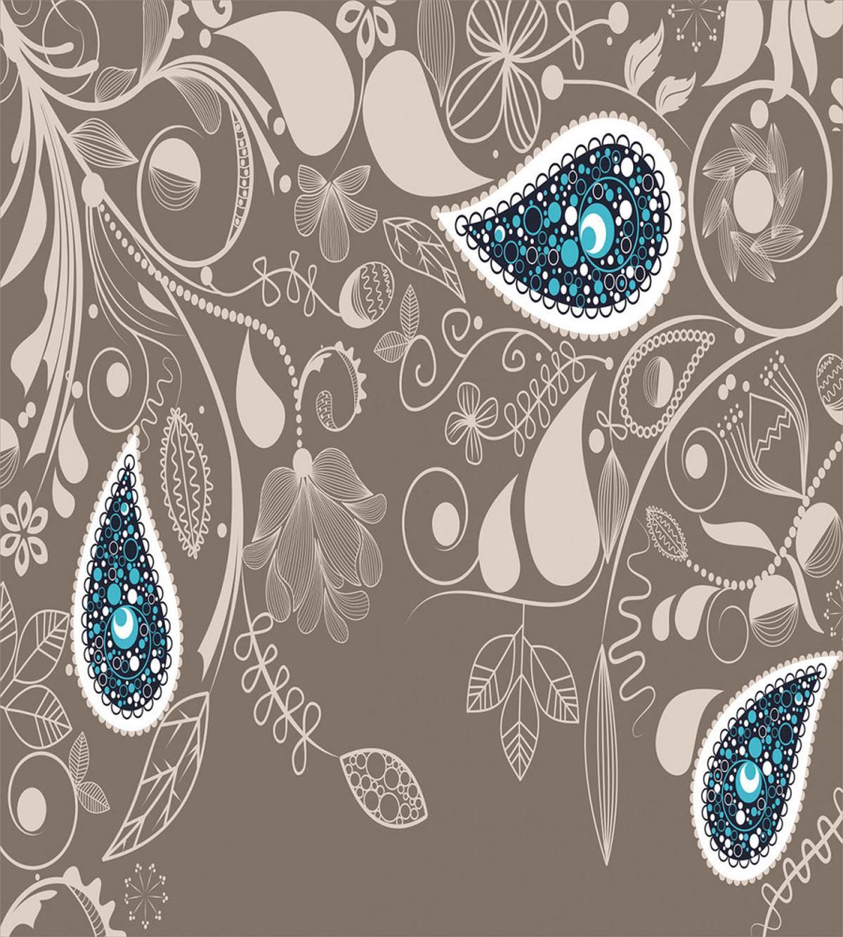 Orienta Swirled Branch — Pattern