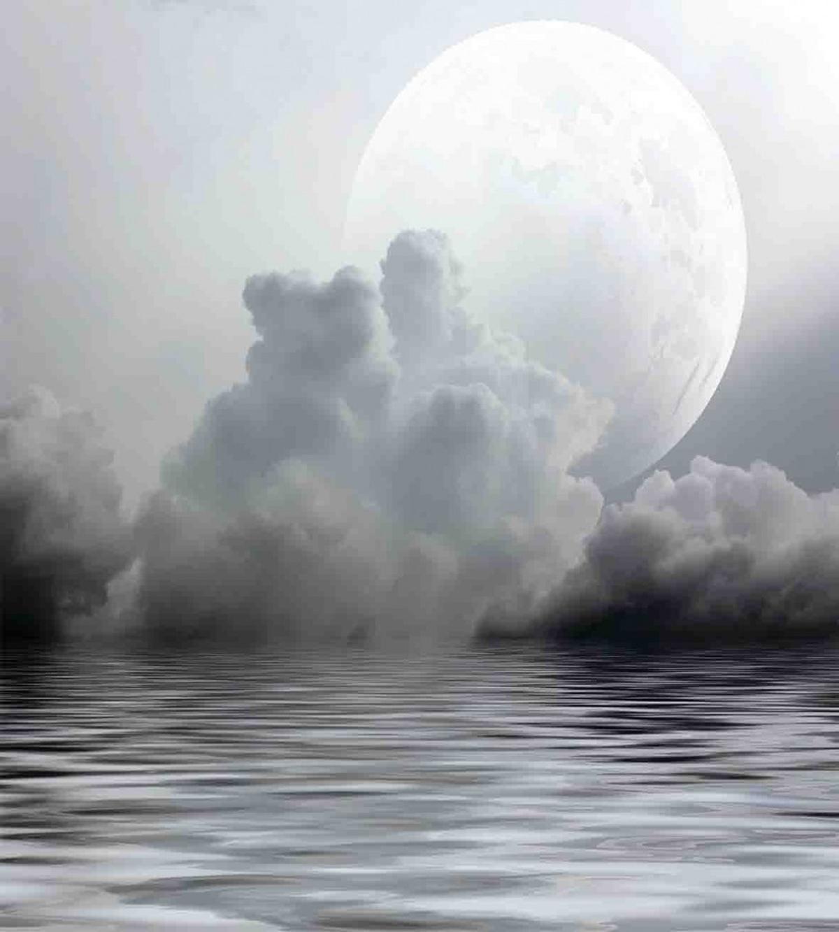 Calm Water and Twilight Sky — Pattern