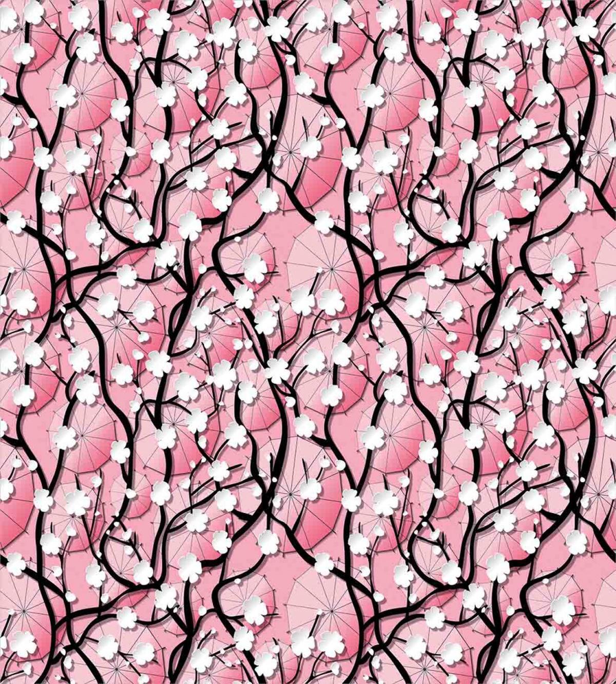 Sakura Tree Umbrellas — Pattern