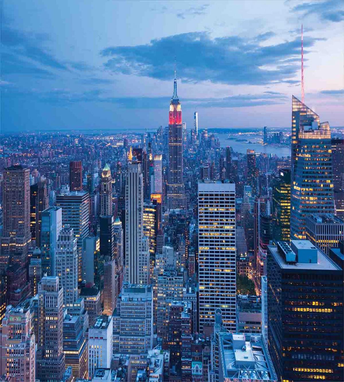 Sunset in NYC Photo — Pattern