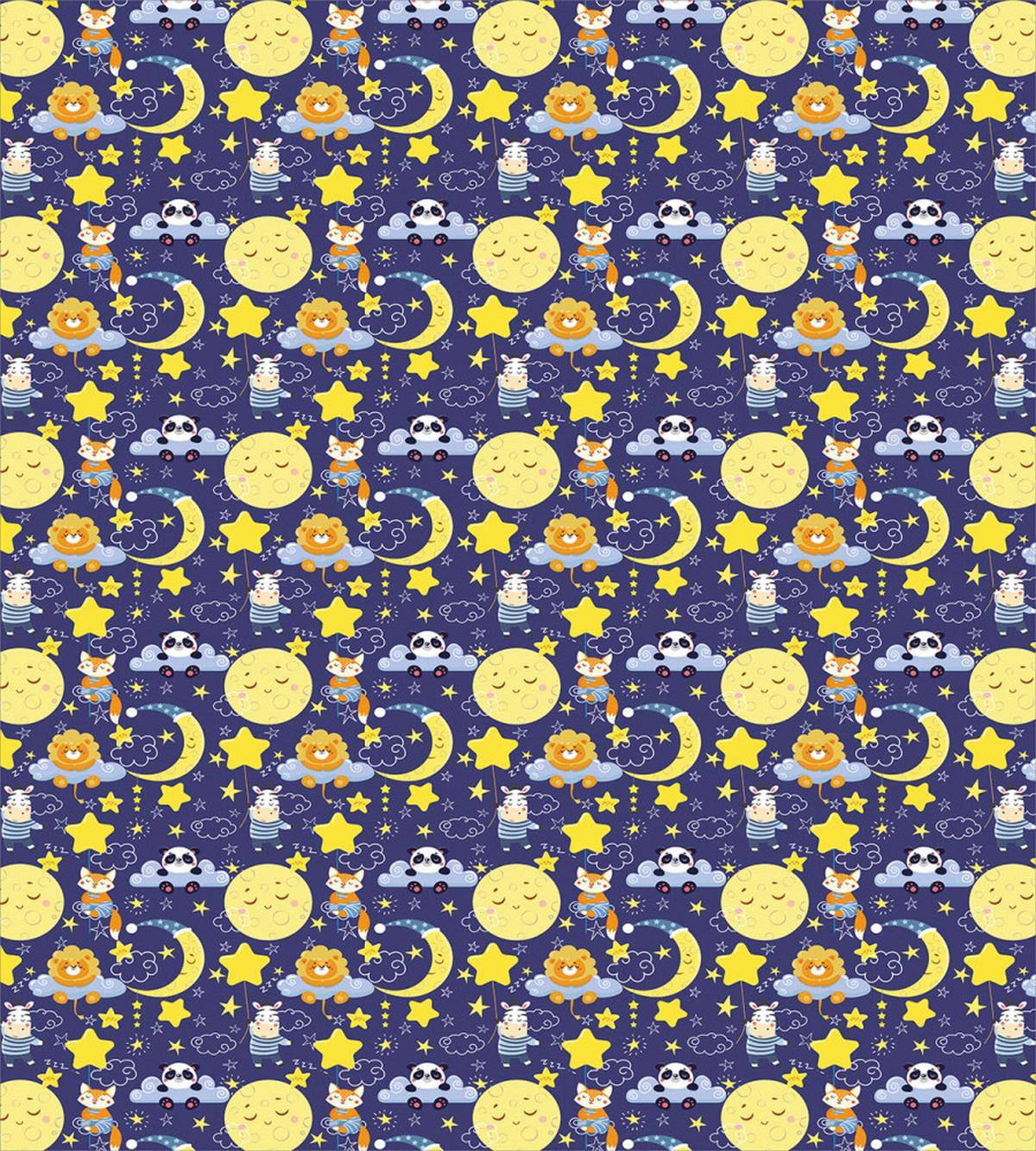 Sleeping Animals Cartoon — Pattern